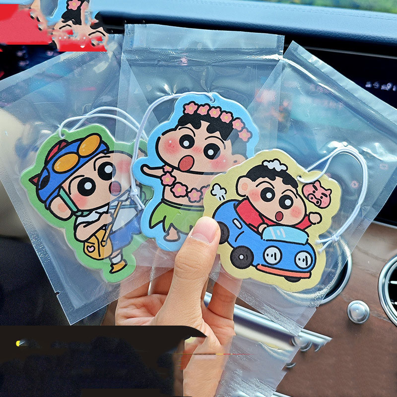 Car Accessories Hanging From Mirror - Kawaii Shin Chan Car Air Freshener