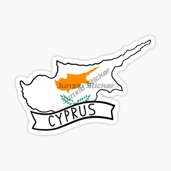 Creative Cyprus Flag Map PVC W - đánh giá và giá Car Accessories Cyprus