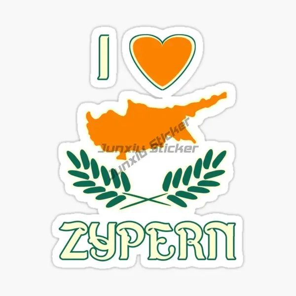 Creative Cyprus Flag Map PVC W - đánh giá và giá Car Accessories Cyprus