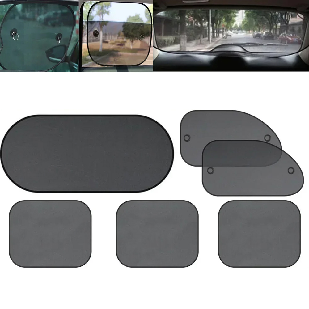 1Set Black Window Curtain Side - đánh giá và giá Car Accessories Rear