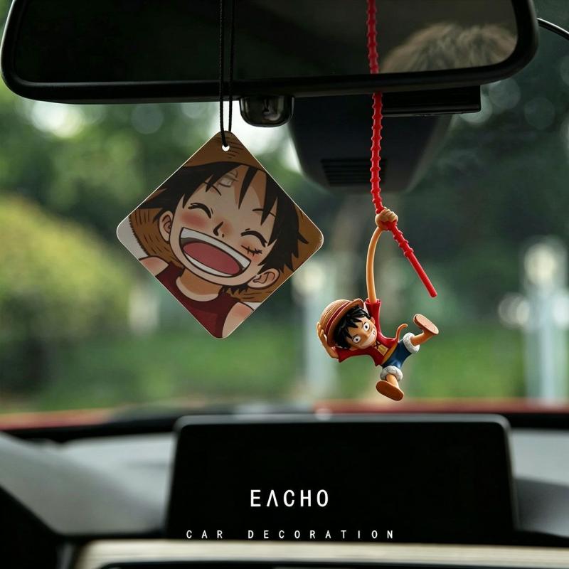 One Piecemonkey D. Luffy Car P - đánh giá và giá Car Accessories Hanging From Mirror