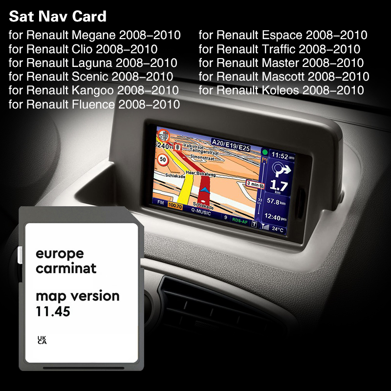 Carminat 11.45 For Renault Lag - đánh giá và giá Car Accessories Cyprus