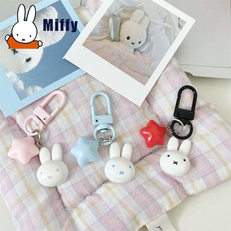 Kawaii Miffy Keychain Cute Rab - đánh giá và giá Car Accessories To Buy