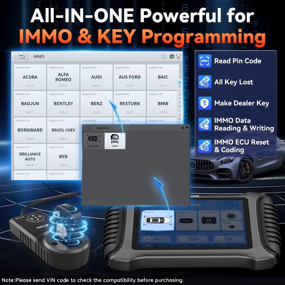 XTOOL X100 PAD3 with KC100 EEP - đánh giá và giá Obd2 Scanner