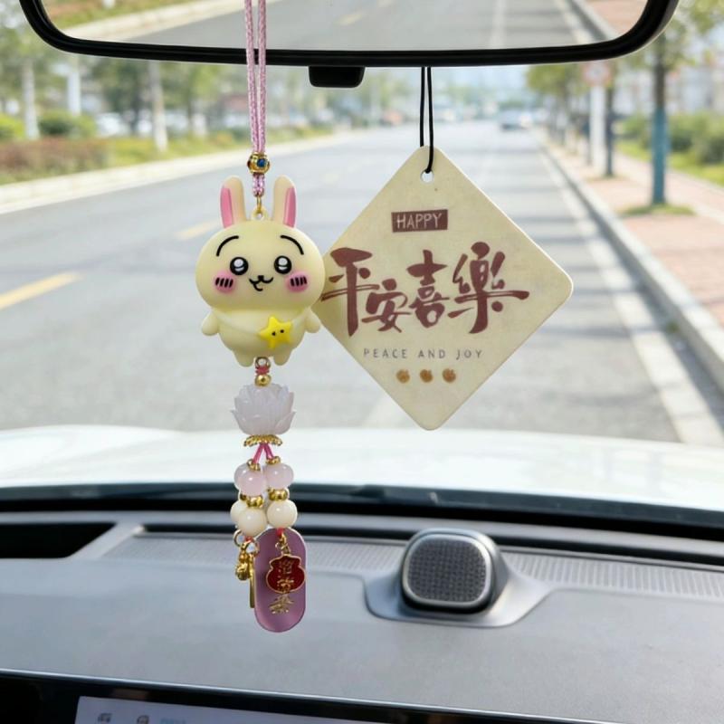 New Cute Chiikawa Women's Car  - đánh giá và giá Car Accessories Hanging From Mirror