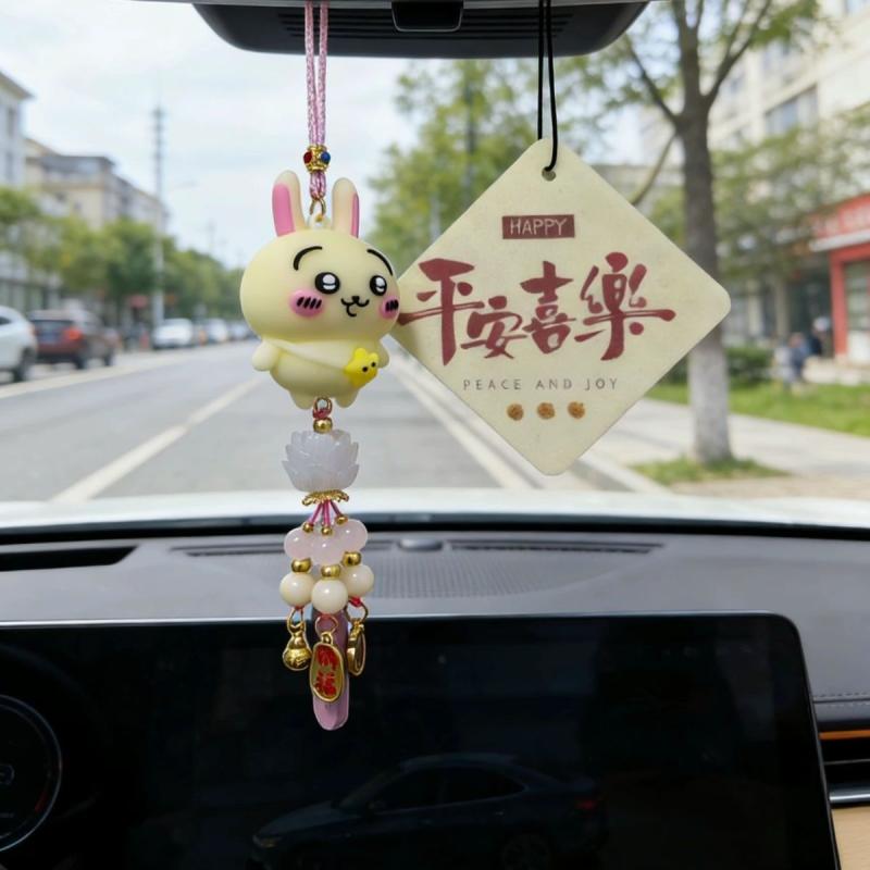 New Cute Chiikawa Women's Car  - đánh giá và giá Car Accessories Hanging From Mirror