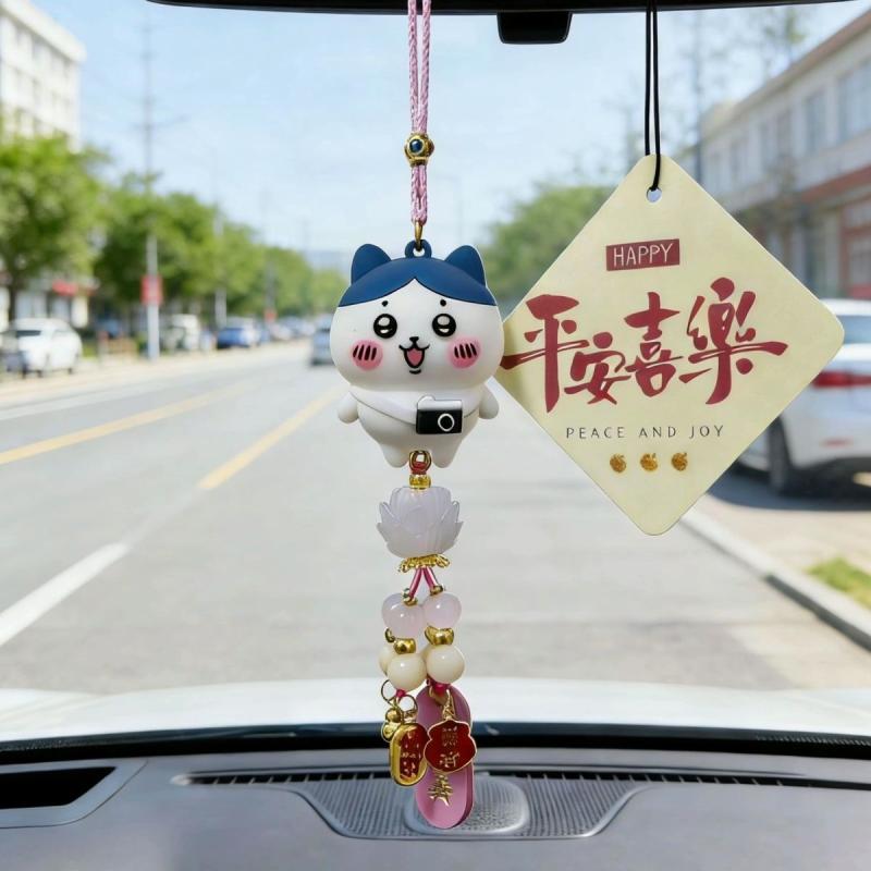 New Cute Chiikawa Women's Car  - đánh giá và giá Car Accessories Hanging From Mirror